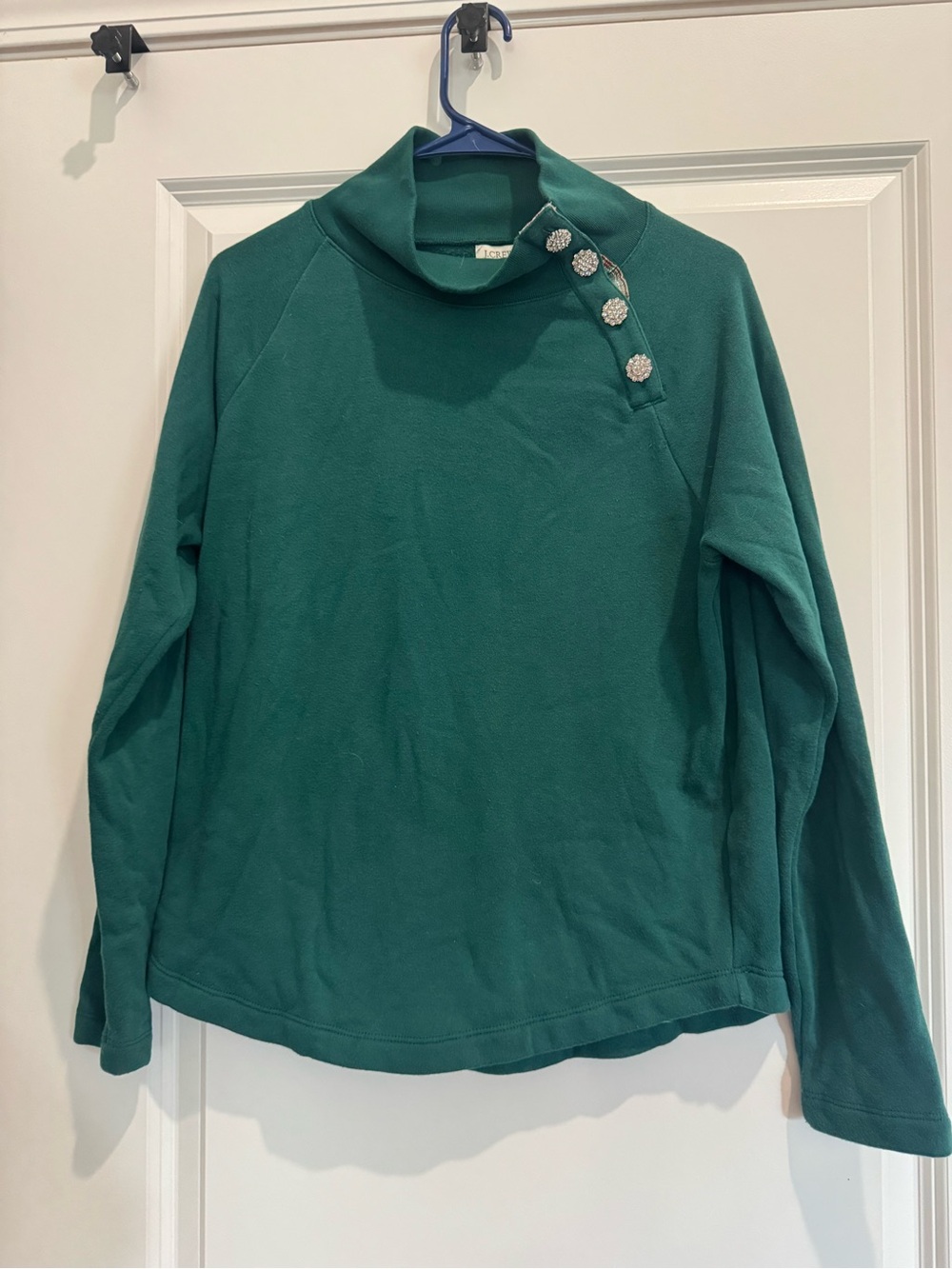 J. Crew Teal Pullover Sweatshirt